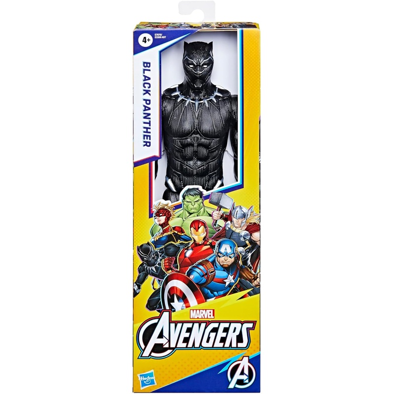 MARVEL E7876 AVENGERS TITAN HEROS BLACK PANTHER