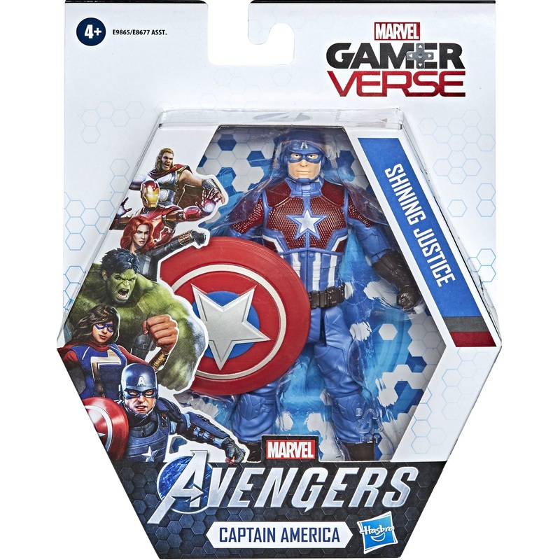 MARVEL E9865 GAMERVERSE AVENGERS CAPTAIN AMERICA 6 INCH FIGURE