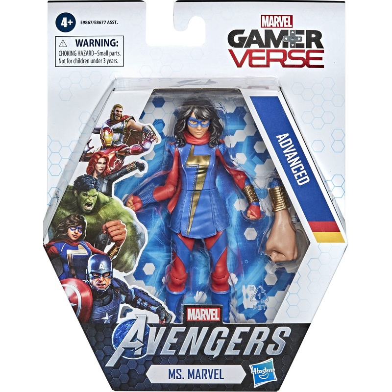 MARVEL E9867 GAMERVERSE AVENGERS MS. MARVEL 6 INCH FIGURE