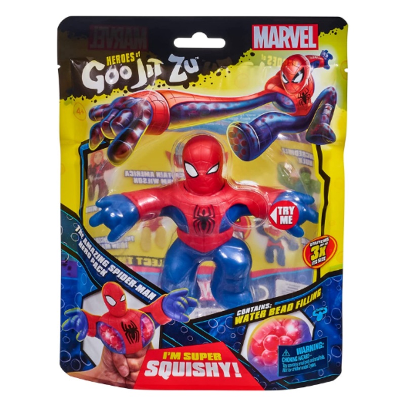MARVEL HEROES OF GOO JIT ZU 41368 SQUISHY SPIDERMAN