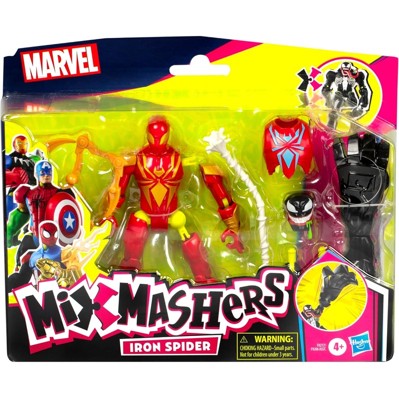 MARVEL IRON SPIDER DELUXE MIXMASHERS