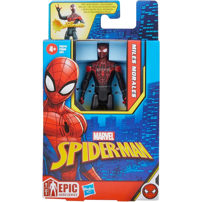 MARVEL SPIDERMAN F6974 MILES MORALES 4 INCH EPIC HERO FIGURE