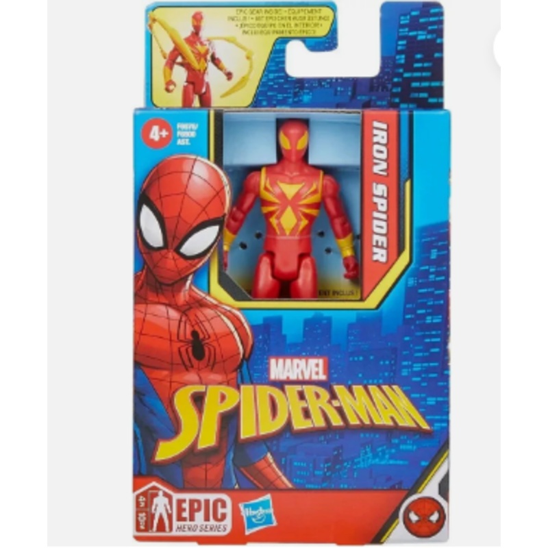 MARVEL SPIDERMAN F6976 IRON SPIDER 4 INCH EPIC HERO FIGURE