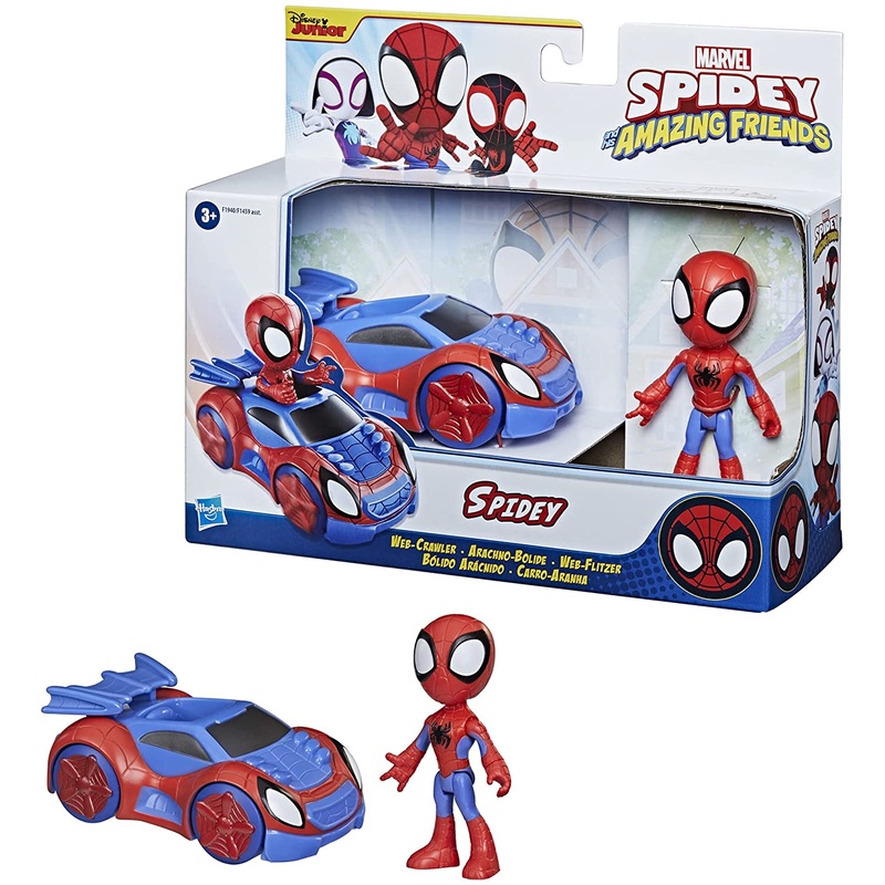 MARVEL SPIDEY AND HIS AMAZING FRIENDS F1940 SPIDEY WEB-CRAWLER VEHICLE