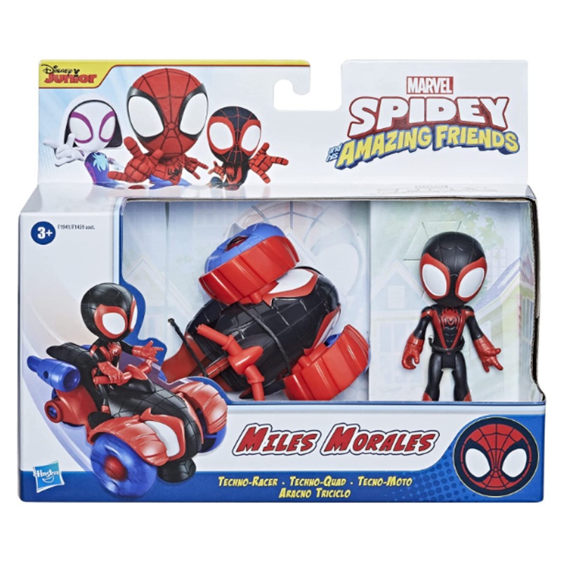 MARVEL SPIDEY AND HIS AMAZING FRIENDS F1941 MILES MORALES TECHNO RACER