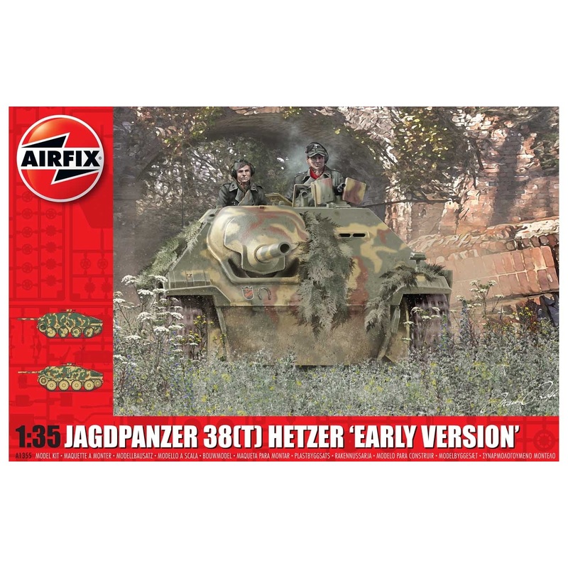 Airfix A1355 JagdPanzer 38 tonne Hetzer Early Version 1:35 Scale