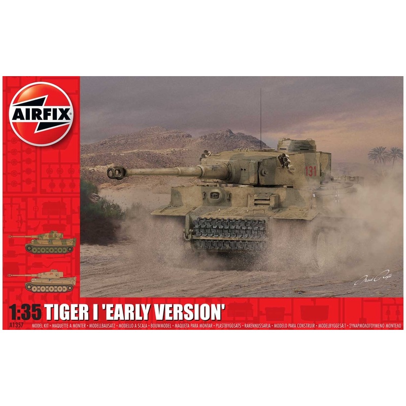 Airfix A1357 Tiger 1, Early Production Version 1:35 Scale