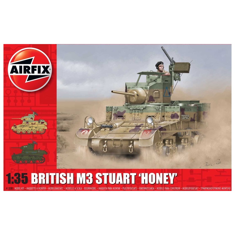 Airfix A1358 M3 Stuart "Honey"  1:35 Scale