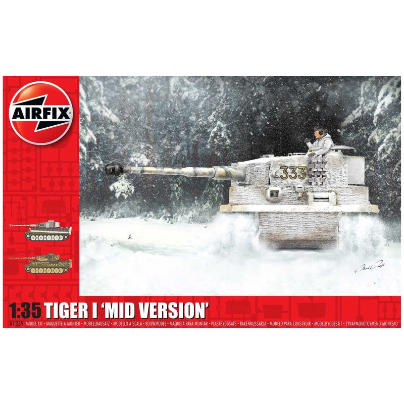 Airfix A1359 Tiger-1 Mid Version 1:35 Scale