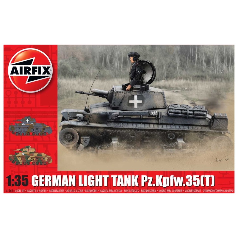 Airfix A1362 German Light Tank Pz.Kpfw.35(t) 1:35 Scale