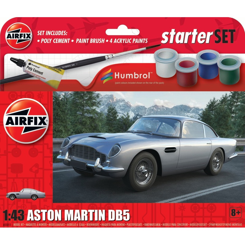 AIRFIX A55011 Starter Set - Aston Martin DB5  1/43  SCALE STARTER KIT