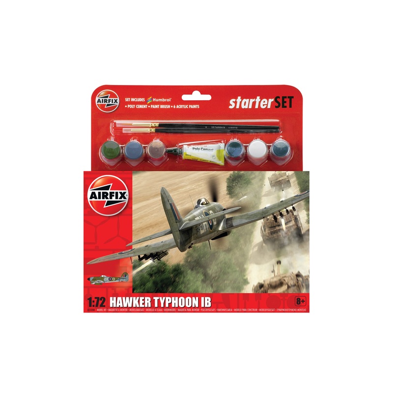 AIRFIX A55208A  HAWKER TYPHOON  1/72ND SCALE STARTER KIT