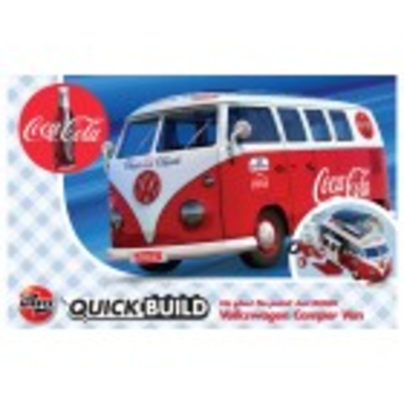 AIRFIX J6047  QUICK BUILD VOLKSWAGEN CAMPER COCA COLA