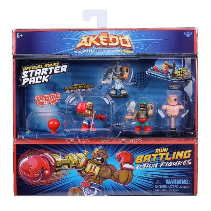 AKEDO 14231 ULTIMATE ARCADE WARRIORS PUNCH ATTACK STARTER PACK
