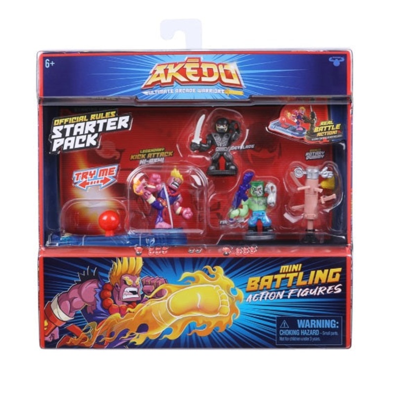 AKEDO 14232 ULTIMATE ARCADE WARRIORS KICK ATTACK STARTER PACK