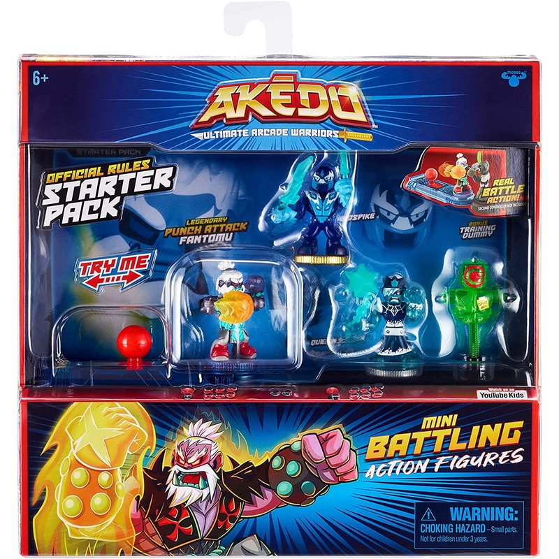 AKEDO 14242 ULTIMATE ARCADE WARRIORS STARTER PACK