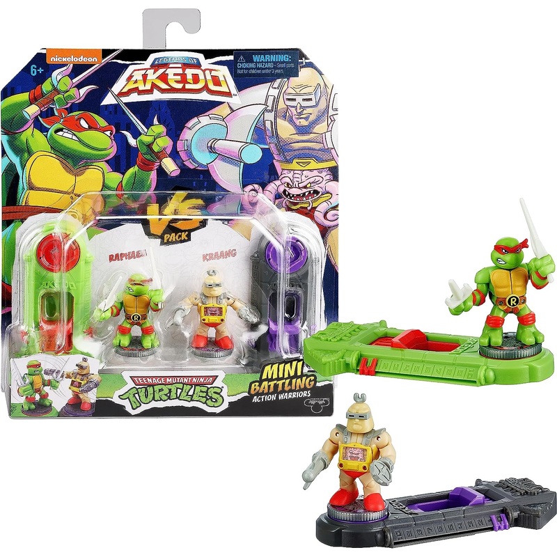 AKEDO TEENAGE MUTANT NINJA TURTLES 15245 RAPHAEL VS KRAANG BATTLING WARRIORS