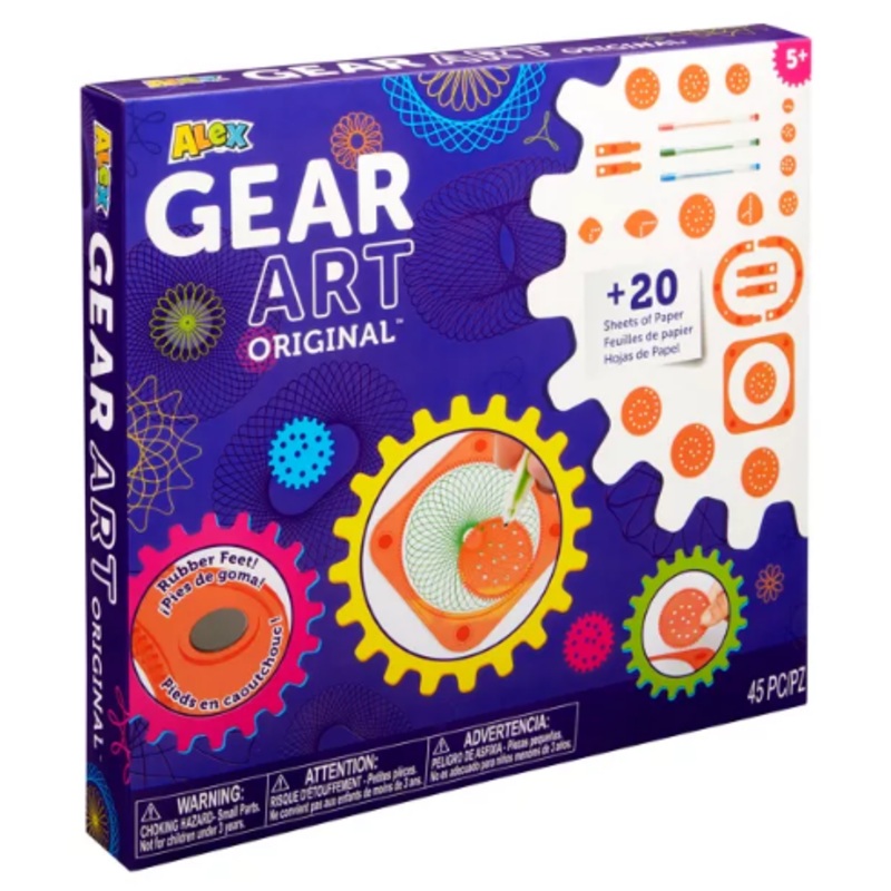 ALEX AA1009 GEAR ART SPIRAL DRAWING SET