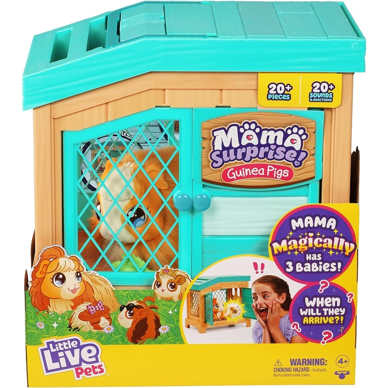 LITTLE LIVE PETS 26410 MAMA SURPRISE GUINEA PIGS