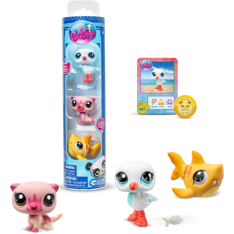 LITTLEST PET SHOP BF00556 TRIO TUBE ISLAND VIBES