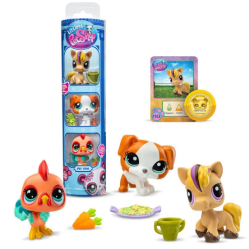 LITTLEST PET SHOP BF00635 BARNYARD PET TRIO TUBE