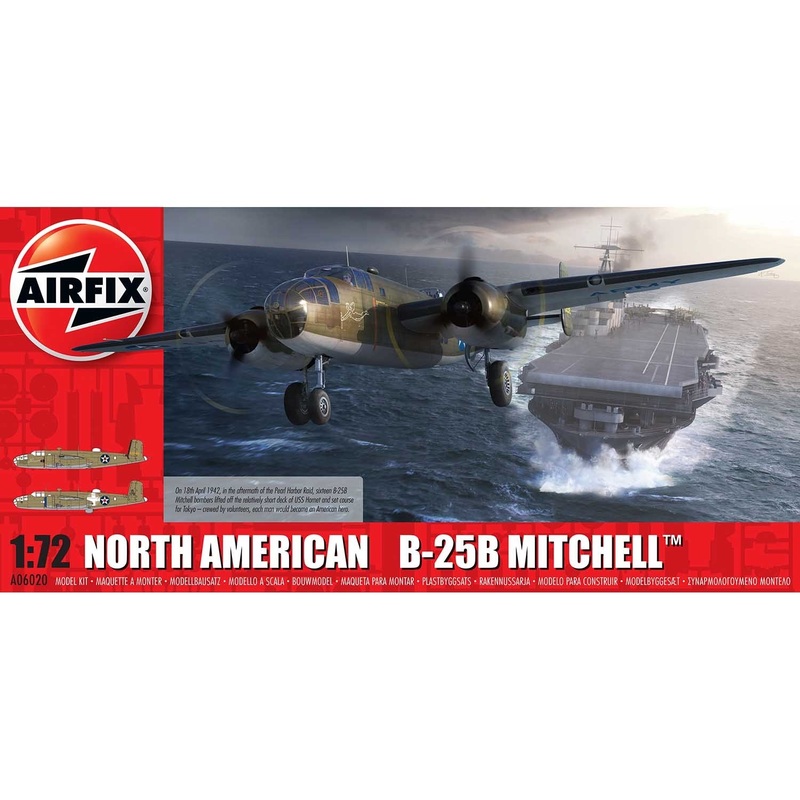 Airfix A06020 North American B25B Mitchell 1:72 Scale