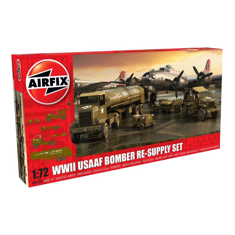 Airfix A06304 WWII USAAF 8th Bomber Resupply Set 1:72 Scale