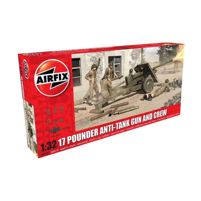 Airfix A06361 17 Pdr Anti-Tank Gun 1:32 Scale