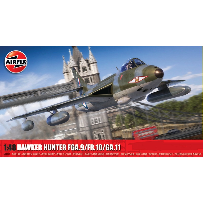 AIRFIX A09192 Hawker Hunter FGA.9/FR.10/GA.11 1:48 Scale