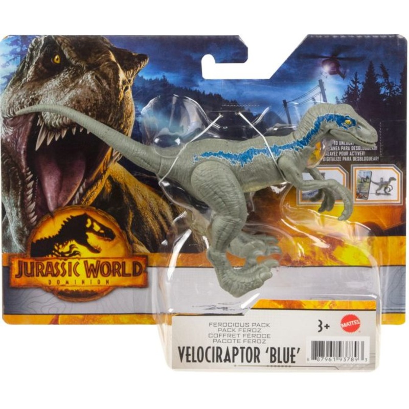JURASSIC WORLD GWD01 VELOCIRAPTOR BLUE