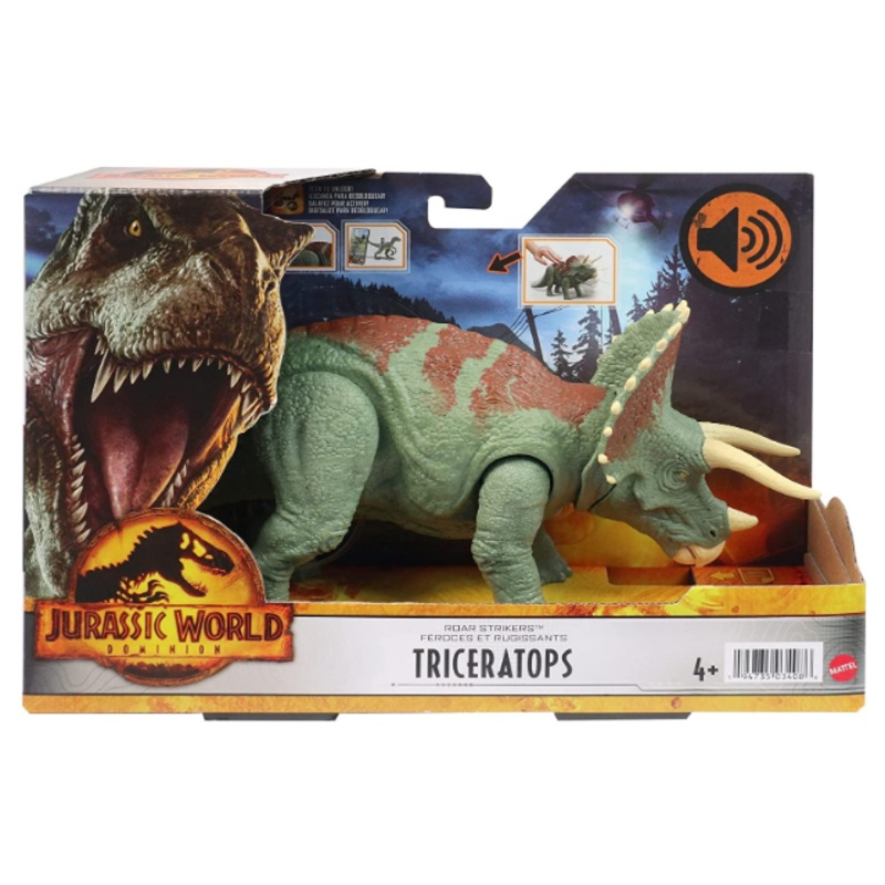JURASSIC WORLD HDX34 ROAR STRIKERS TRICERATOPS