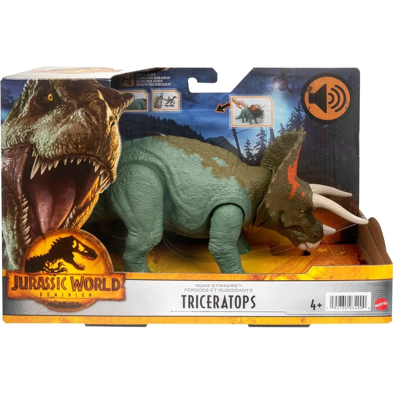 JURASSIC WORLD HDX40 ROAR STRIKERS TRICERATOPS