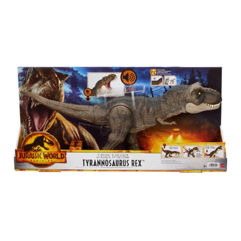 JURASSIC WORLD HDY55 THRASH N DEVOUR TYRANNOSAURUS REX