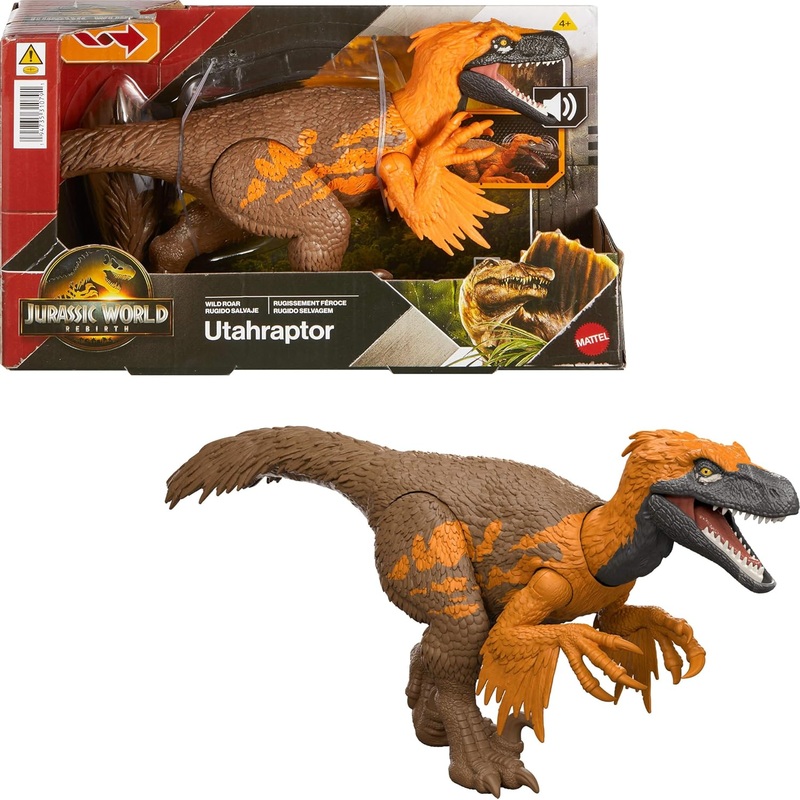 JURASSIC WORLD REBIRTH JGC80 WILD ROAR UTAHRAPTOR
