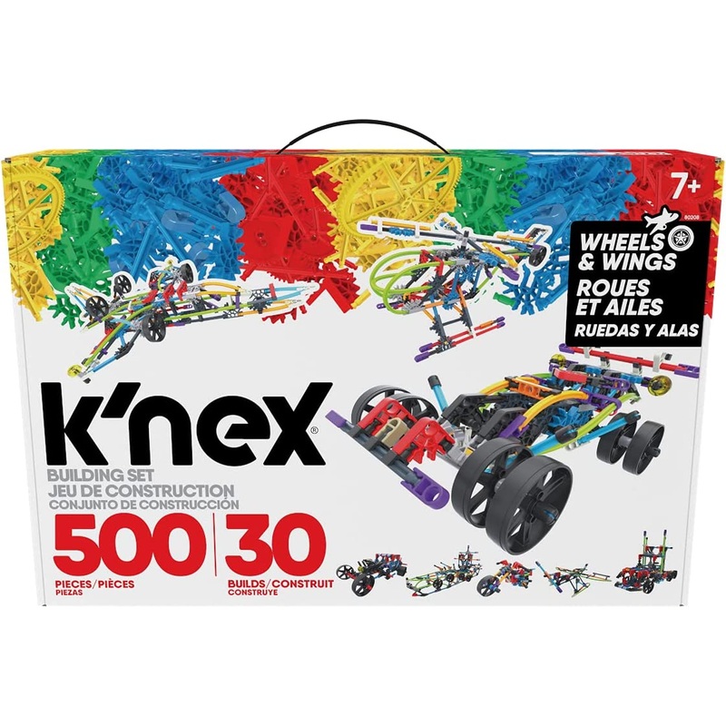 K'NEX 80208 WINGS AND WHEELS BUILDING SET