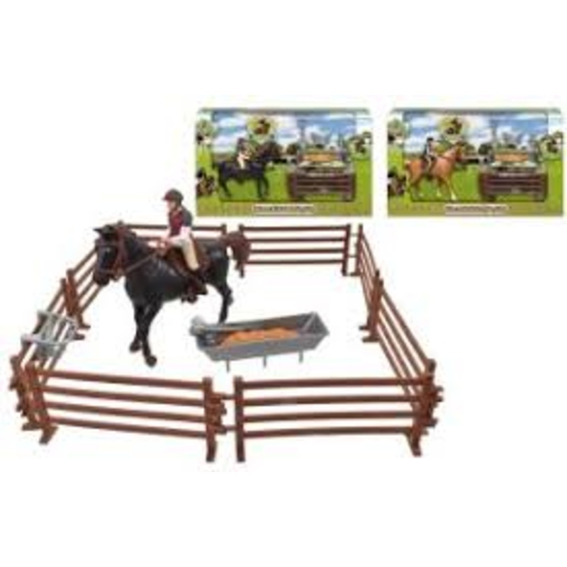 KANDY TOYS TY2209 HORSE AND RIDER PLAY SET