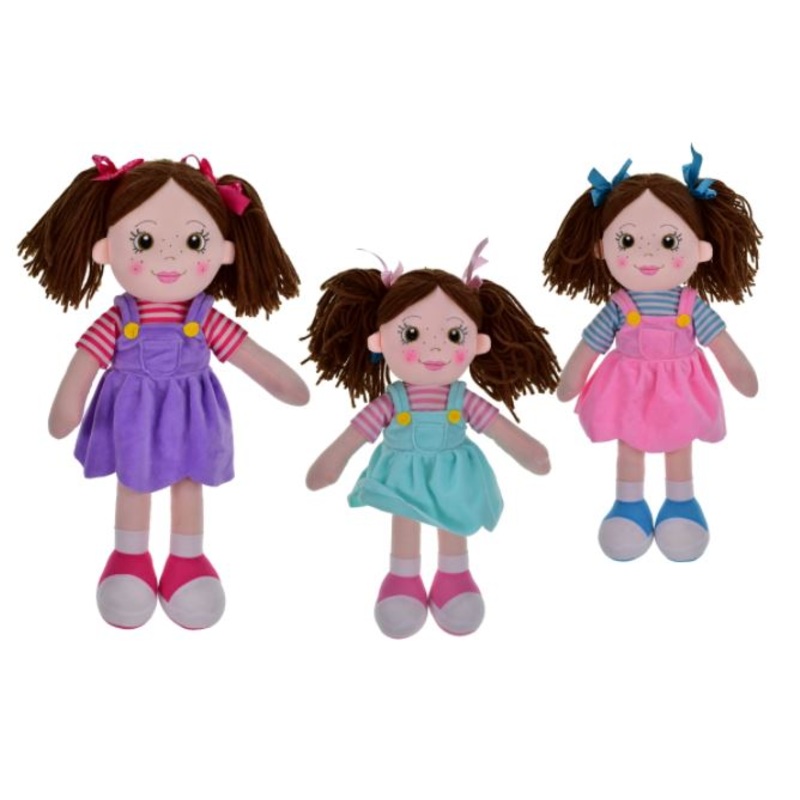 KANDY TOYS TY5661 RAG DOLL 45CM (ASSORTED DESIGNS)