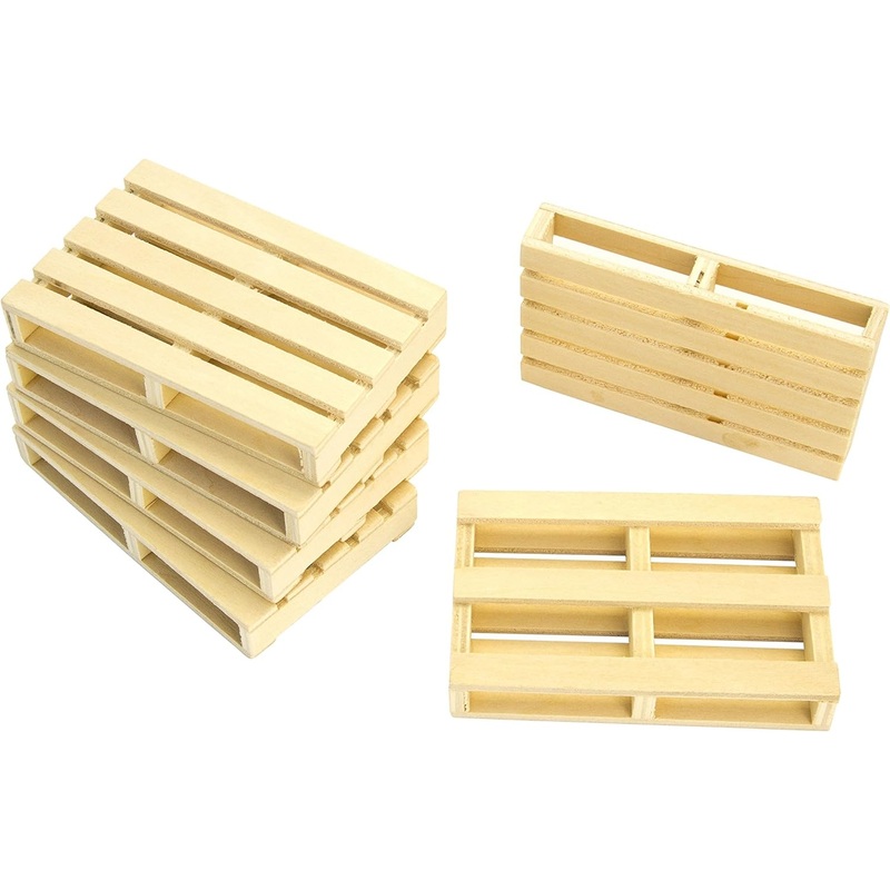 KIDS GLOBE 0761 WOODEN PALLETS 1:32 SCALE