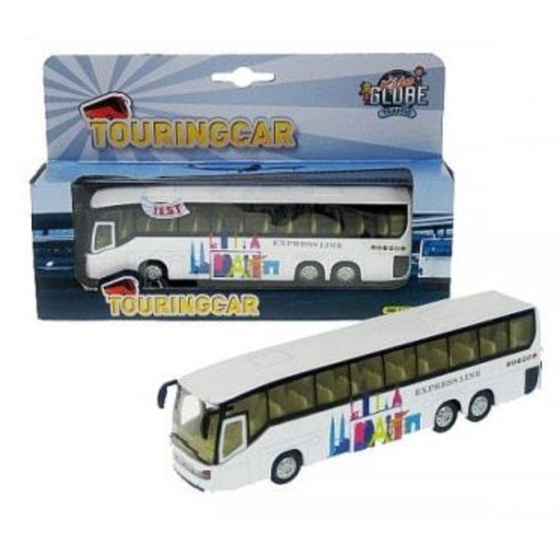 KIDS GLOBE FARMING DIE CAST SHUTTLE BUS