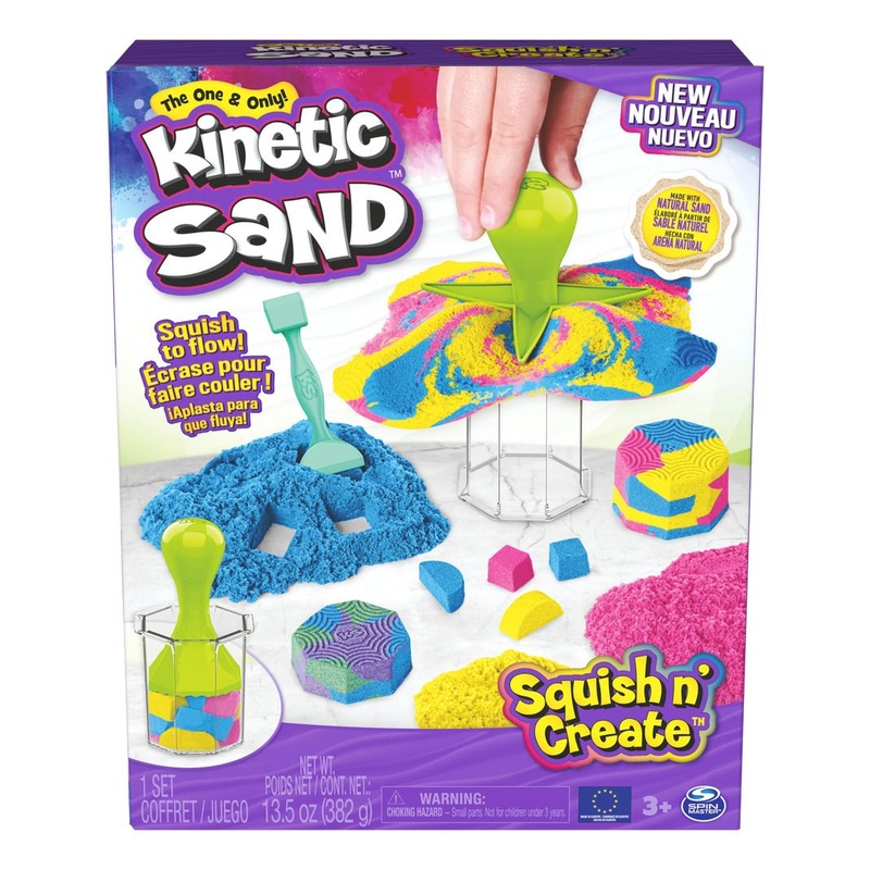 KINETIC SAND SQUISH N CREATE SET