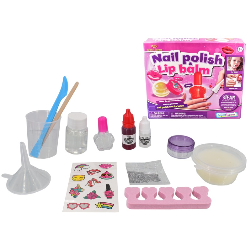KREATIVE KIDS TY1072 NAIL POLISH & LIP BALM