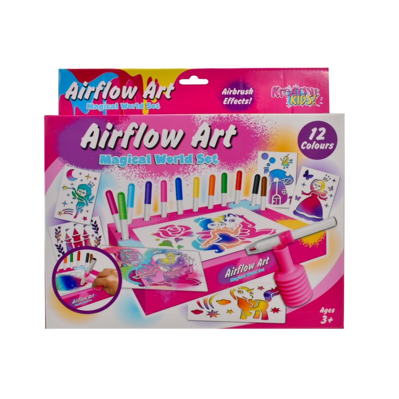 KREATIVE KIDS TY1439 AIRFLOW ART MAGICAL WORLD SET