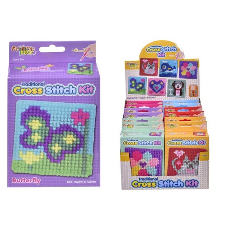 KREATIVE KIDS TY265 TRADITIONAL CROSS STITCH KIT