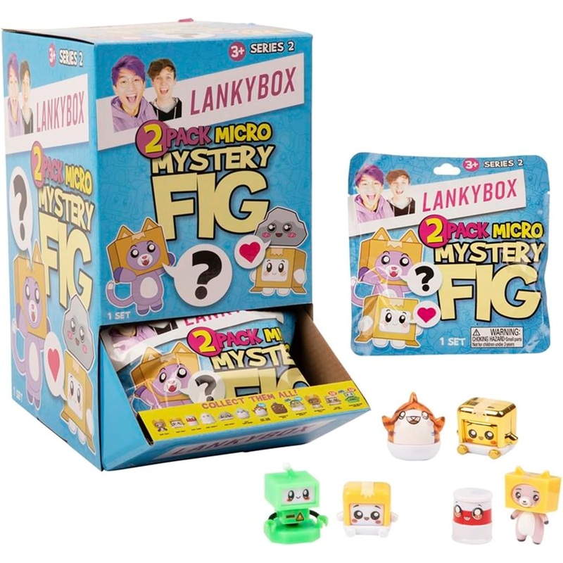 LANKYBOX MYSTERY FIGURE 2 PACK BLIND BAG SERIES 2