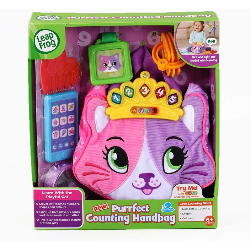 LEAPFROG 610003 PURRFECT COUNTING HANDBAG