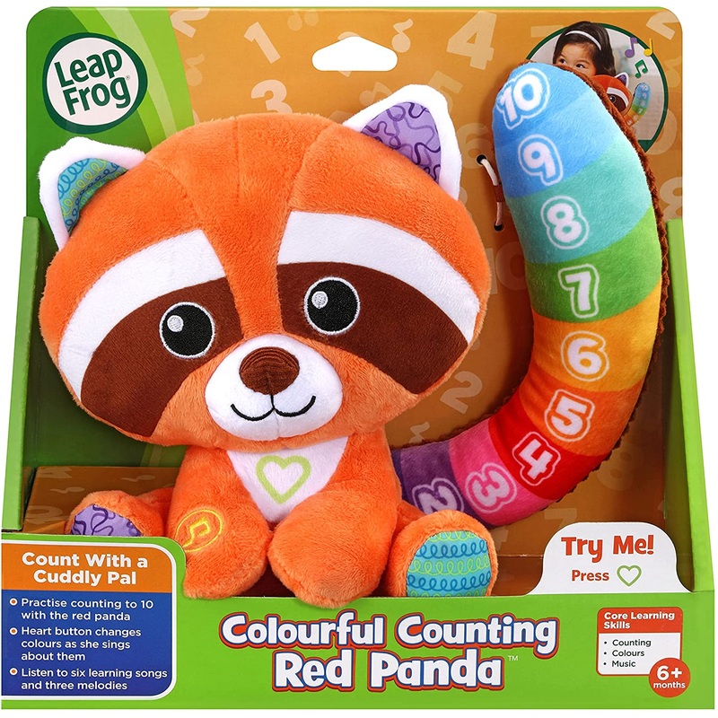 LEAPFROG 612103 COLOURFUL COUNTING RED PANDA