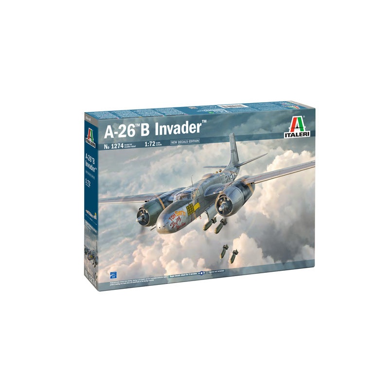 ITALERI 1274 A-26B INVADER MODEL KIT 1/72 SCALE