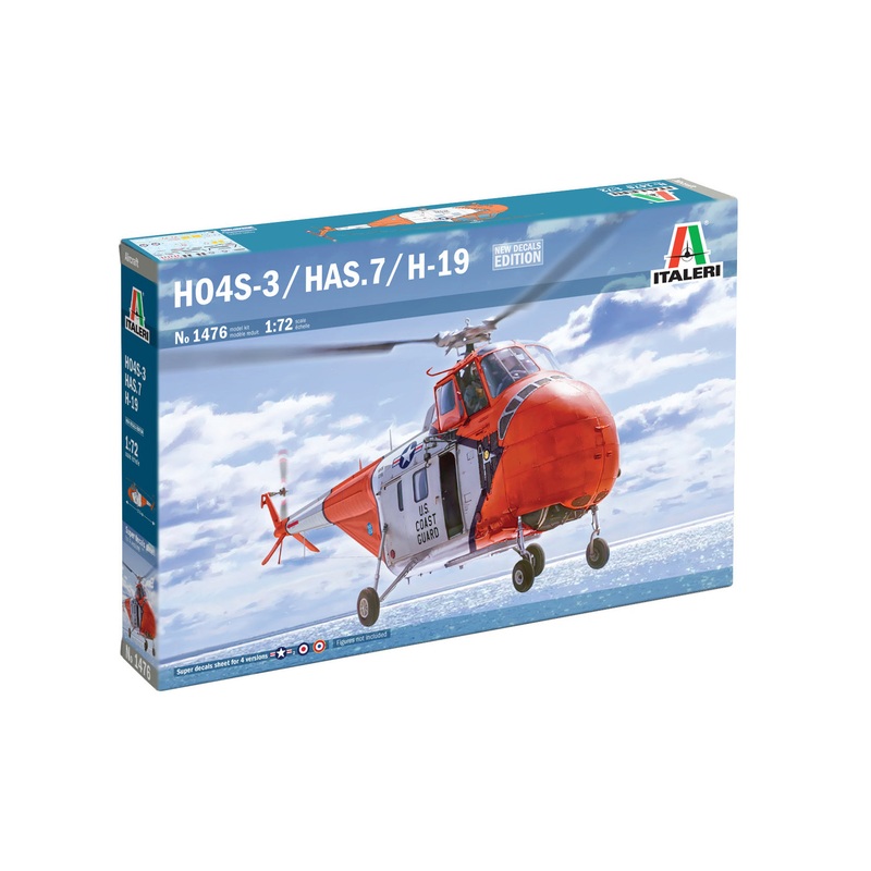 ITALERI 1476 SIKORSKY HO4S-3 /HAS.7/ H-19 HELICOPTER KIT