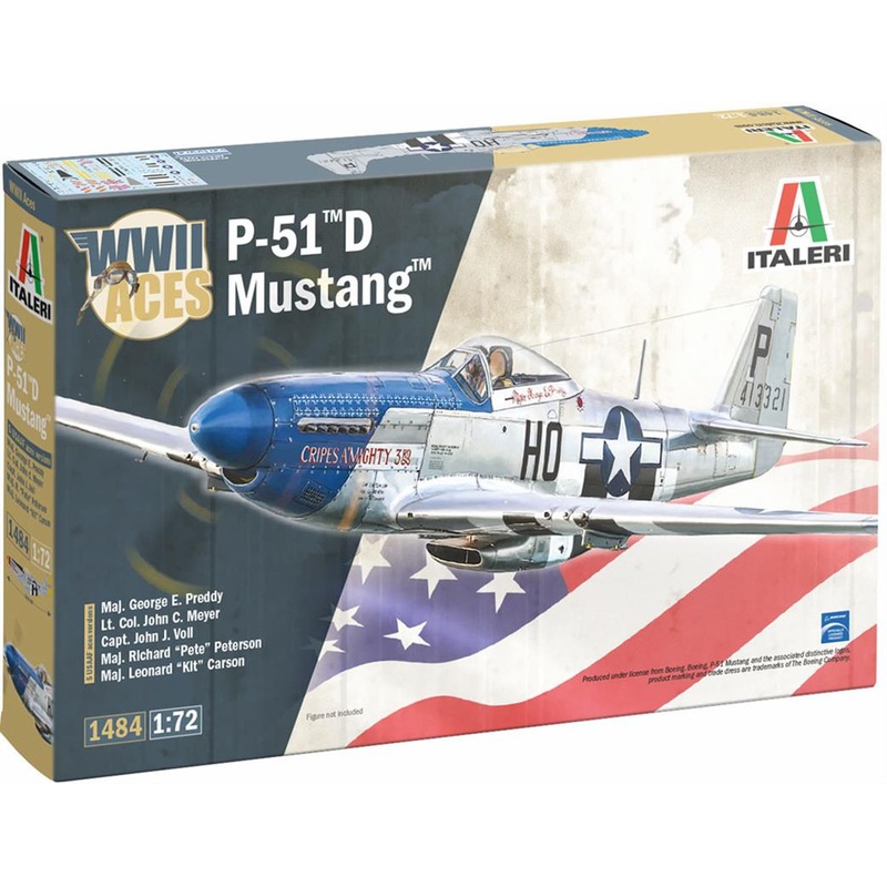 ITALERI 1484 P-51D Mustang Aces 1/72 scale