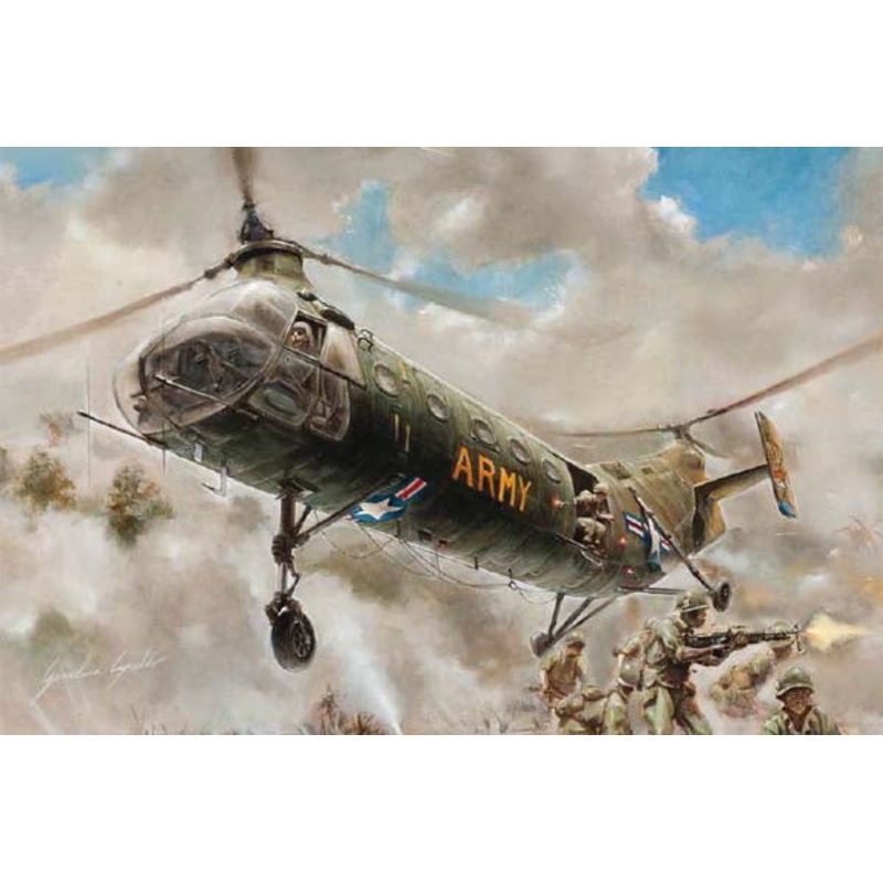 ITALERI 2733  H-21C SHAWNEE FLYING BANANA 1/48 SCALE